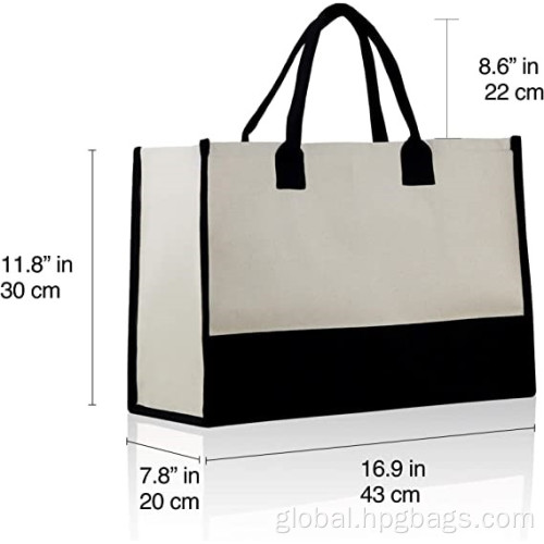 Tote Bags high quality cotton canvas tote bag Supplier